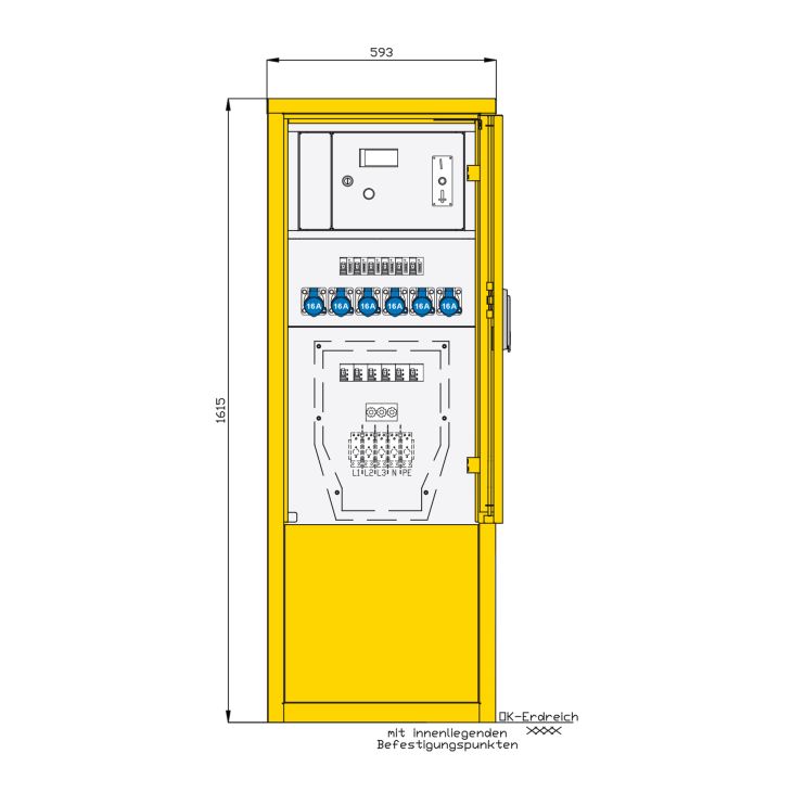 Werf- en werkplaatsmateriaal - Walther Werke - Stroomverdeler van roestvrij staal - 82159100