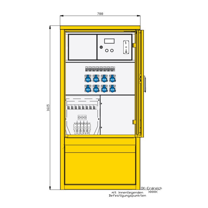 Werf- en werkplaatsmateriaal - Walther Werke - Energiezuil met betalingssysteem - 82178000