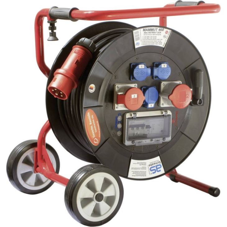 Werf- en werkplaatsmateriaal - Schwabe - MAMMUT 460 30m 5G4 + wielen - 826202
