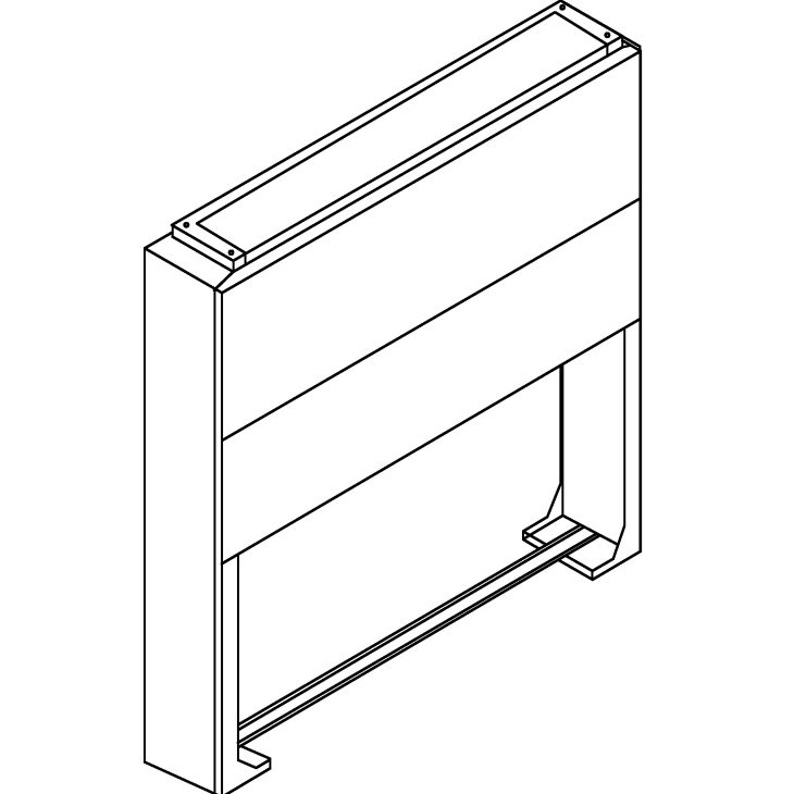 Matériel pour le chantier et l'atelier - Walther Werke - Kunststoffsockel 900 mm hoch - 82909003