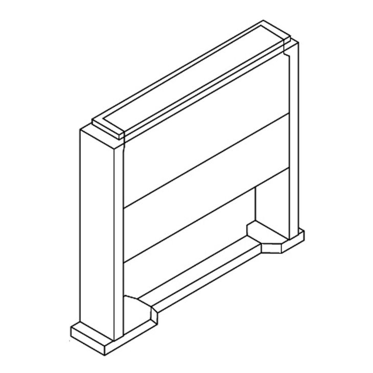 Matériel pour le chantier et l'atelier - Walther Werke - Betonsockel 1000 mm hoch - 82910000