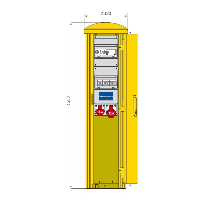 Werf- en werkplaatsmateriaal - Walther Werke - Bolder energiekolom - 83303010