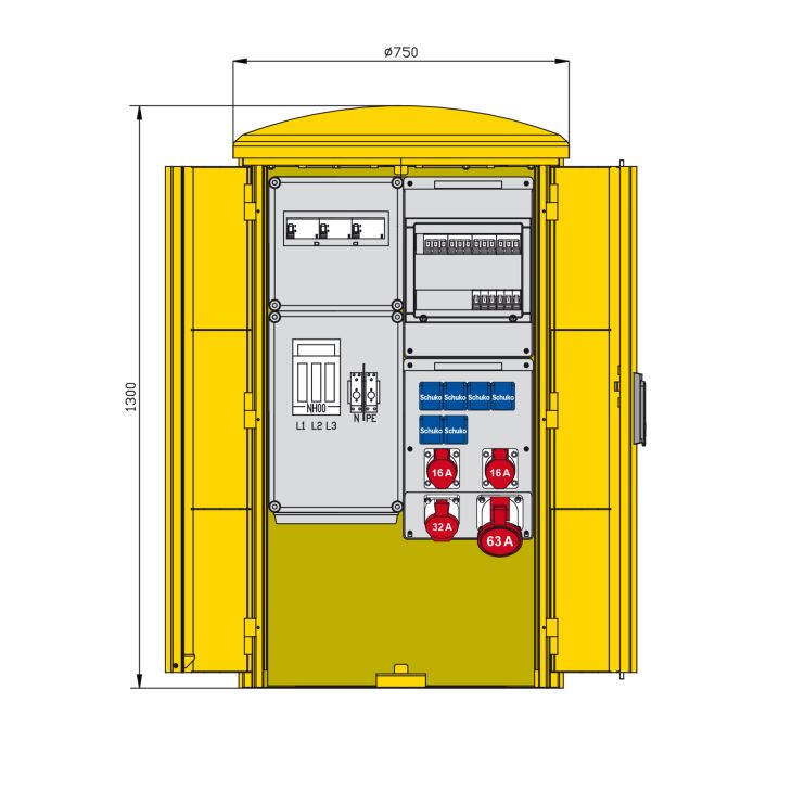 Werf- en werkplaatsmateriaal - Walther Werke - Bolder energiekolom - 83307510