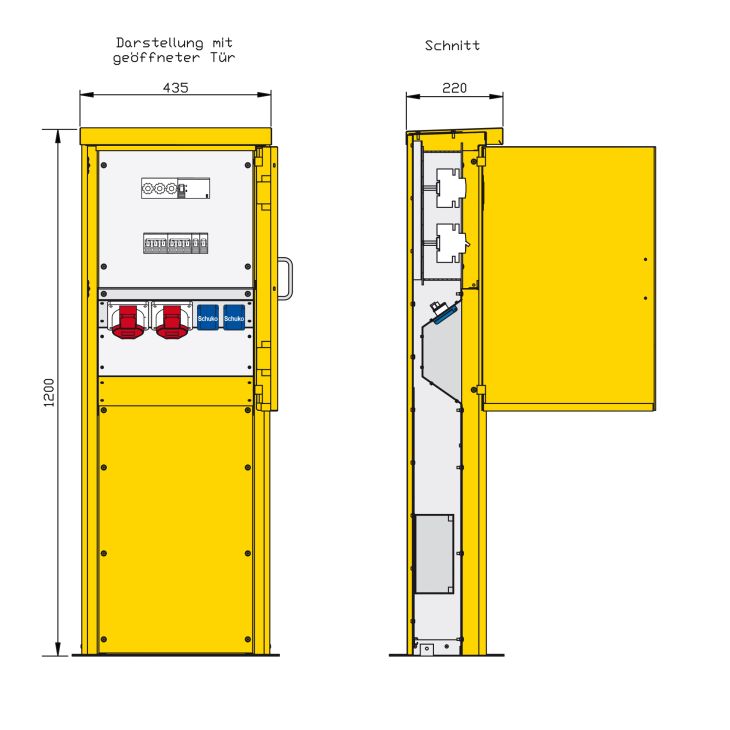 Werf- en werkplaatsmateriaal - Walther Werke - Energiekolom roestvrij staal - 84301016