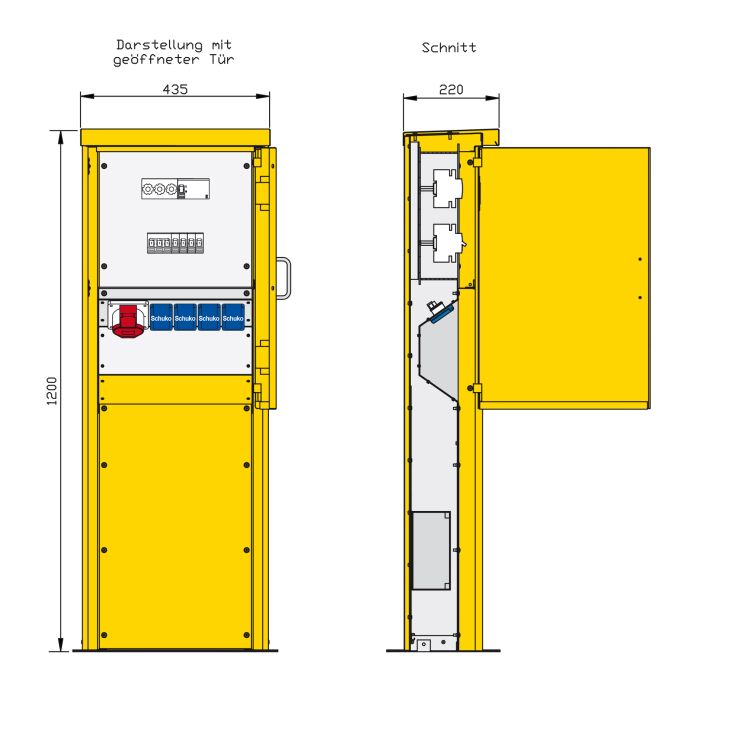 Werf- en werkplaatsmateriaal - Walther Werke - Energiekolom roestvrij staal - 84301017