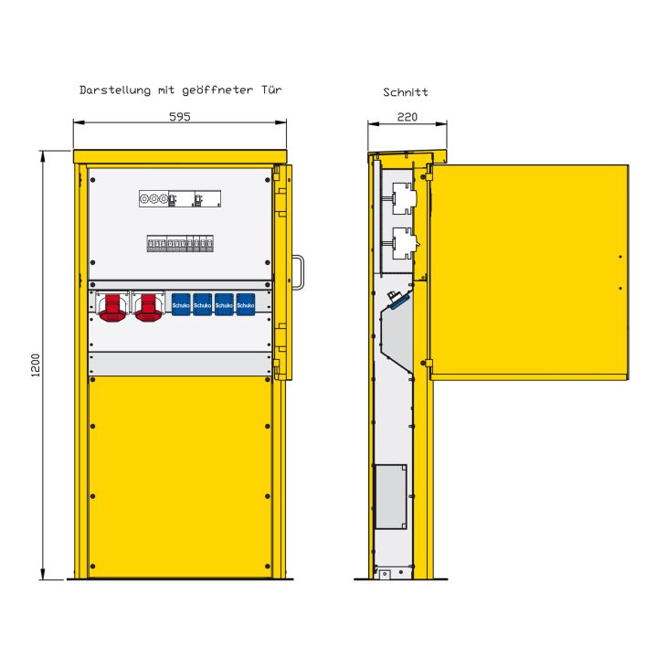 Werf- en werkplaatsmateriaal - Walther Werke - Energiekolom roestvrij staal - 84401015