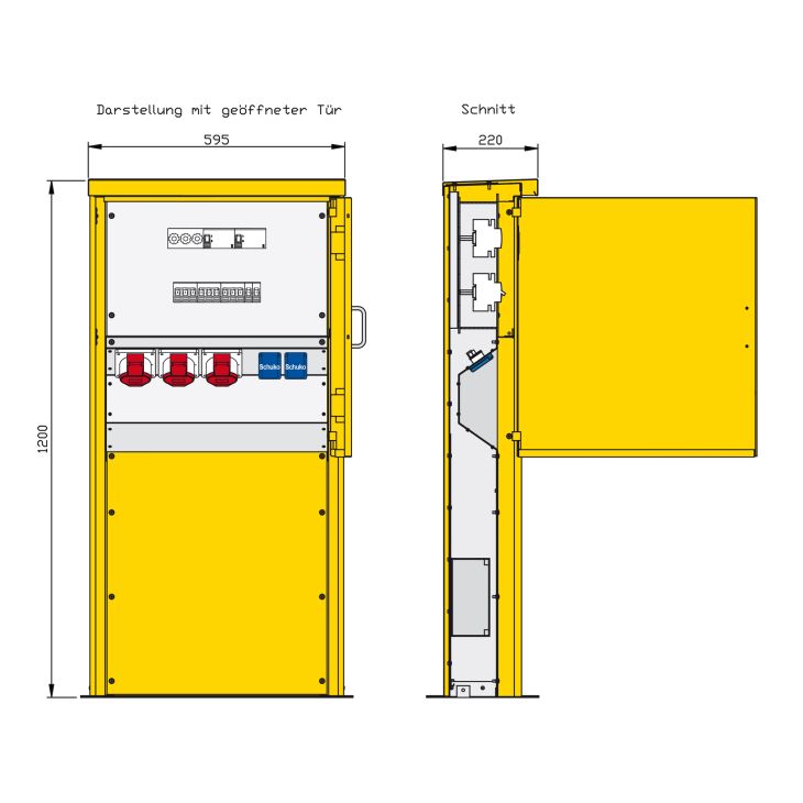 Werf- en werkplaatsmateriaal - Walther Werke - Energiekolom roestvrij staal - 84401016