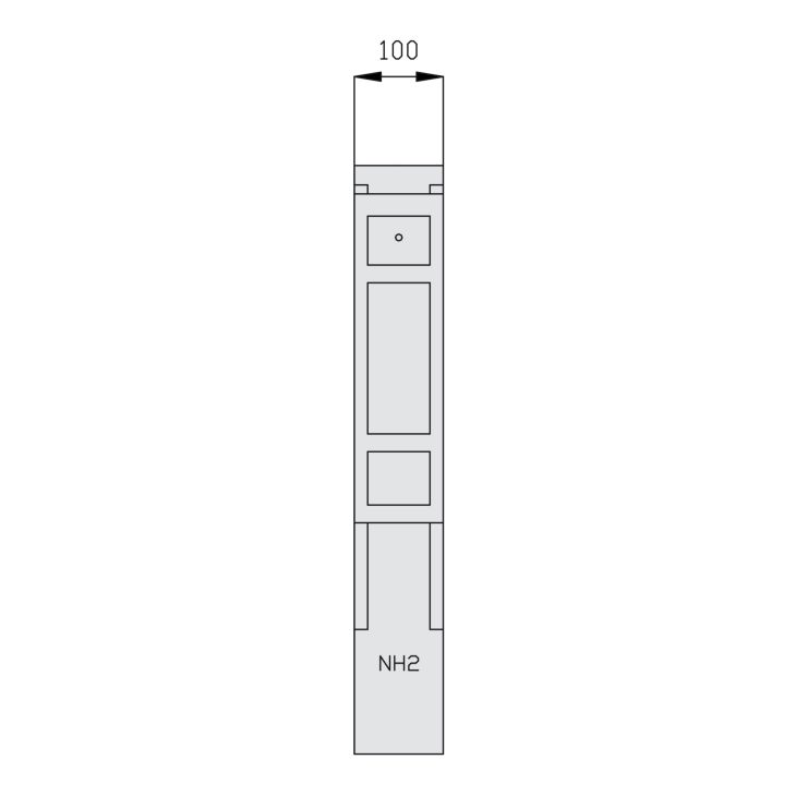 Matériel pour le chantier et l'atelier - Walther Werke - Modul 100 mm breit - 86010003
