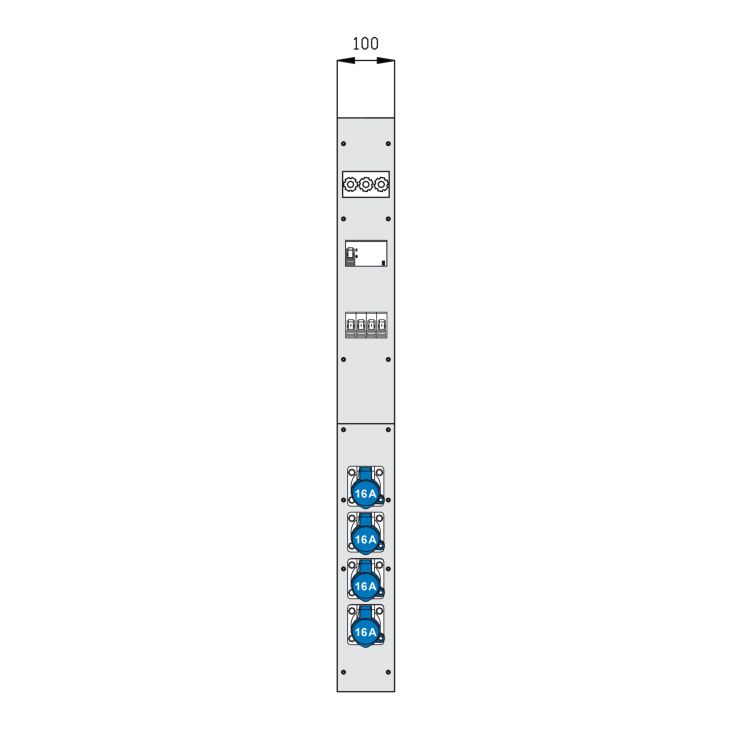 Werf- en werkplaatsmateriaal - Walther Werke - Module - 100 mm breed - 86010007