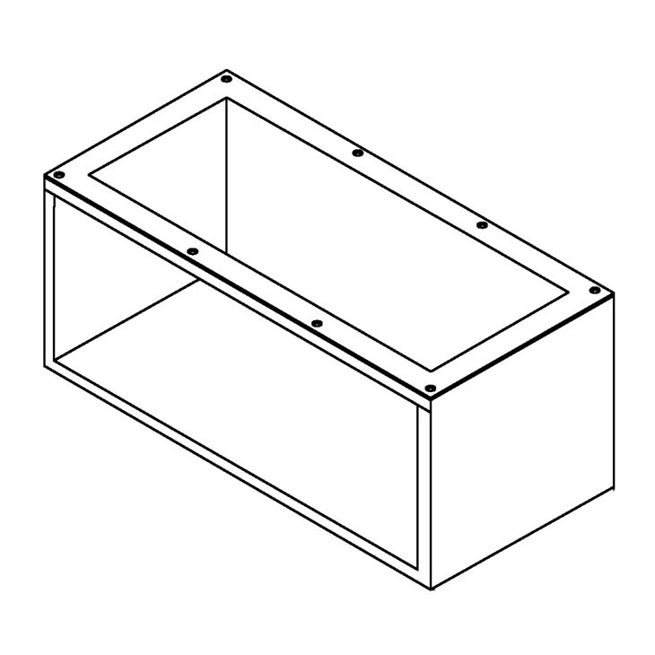 Werf- en werkplaatsmateriaal - Walther Werke - Grondstuk roestvrij staal breed 1165 mm - 86016595