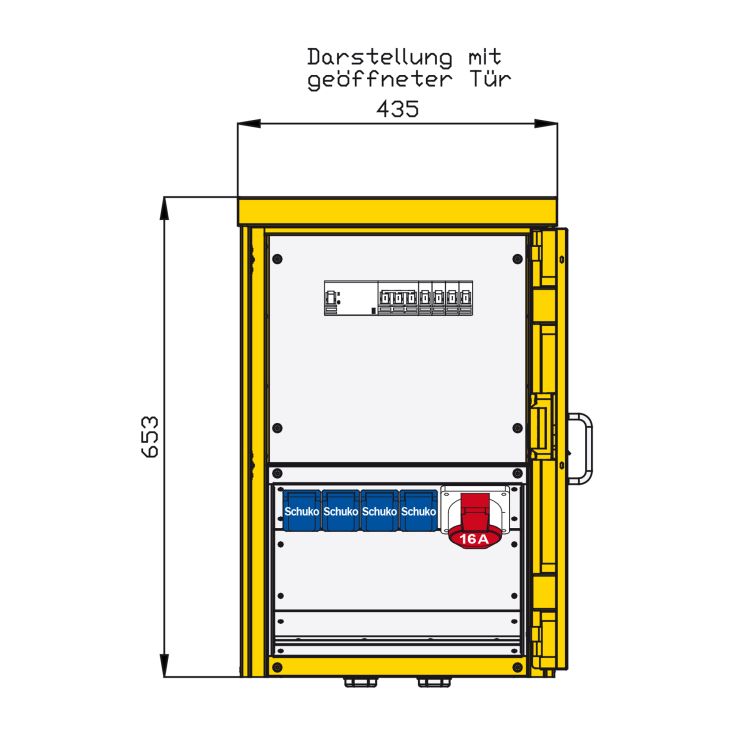 Werf- en werkplaatsmateriaal - Walther Werke - AP verdeler in RVS - 8AP43510