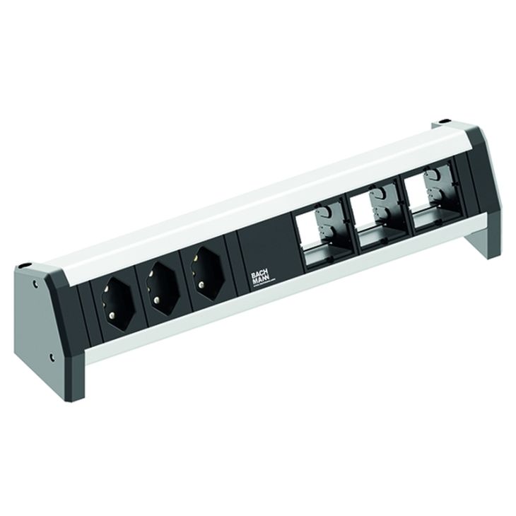 Électrification des bureaux et gestion des câbles - Bachmann - DESK1 3x CH 3x Module GST18 - 902.010