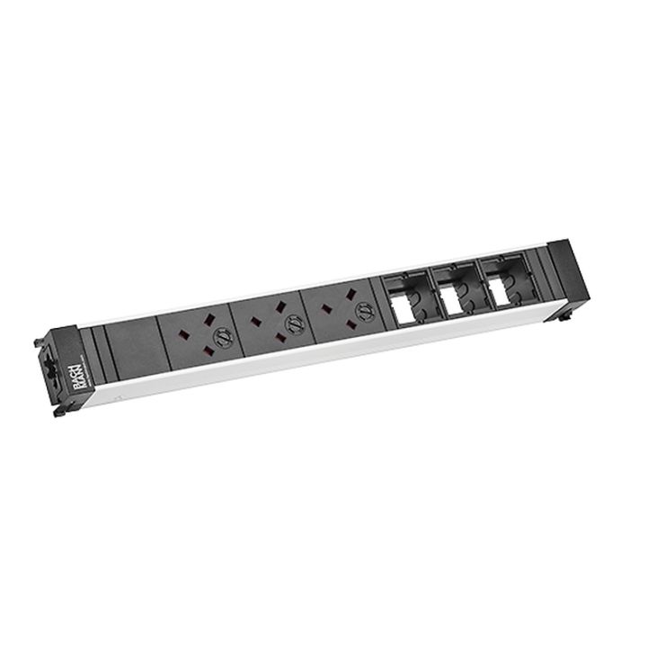 Électrification des bureaux et gestion des câbles - Bachmann - CONFERENCE 3xUK 45ø 3,15A KS 3xABDStromein und-ausgang: GST18 - 909.0027