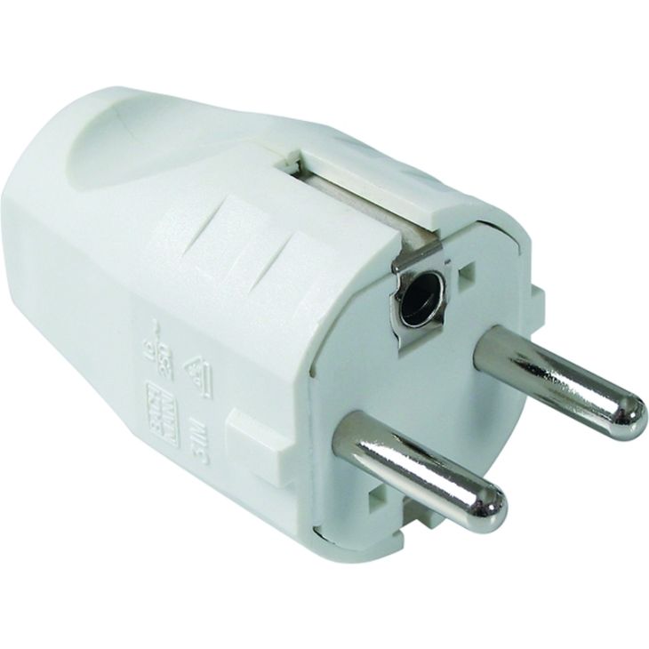 Stekkers, schakelaars en stopcontacten - Bachmann - Stekker wit - 910.200
