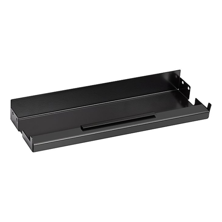 Kantoor elektrificatie en kabelmanagement - Bachmann - CONI onderbak 6 modulen zwart (RAL9005) - 911.9130