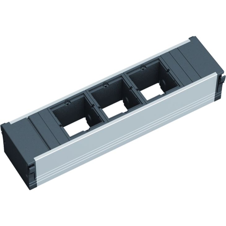 Kantoor elektrificatie en kabelmanagement - Bachmann - CONI powerstrip 3 modulen (3x Lege mod) met kabel 0,2m GST18i3 - 912.000
