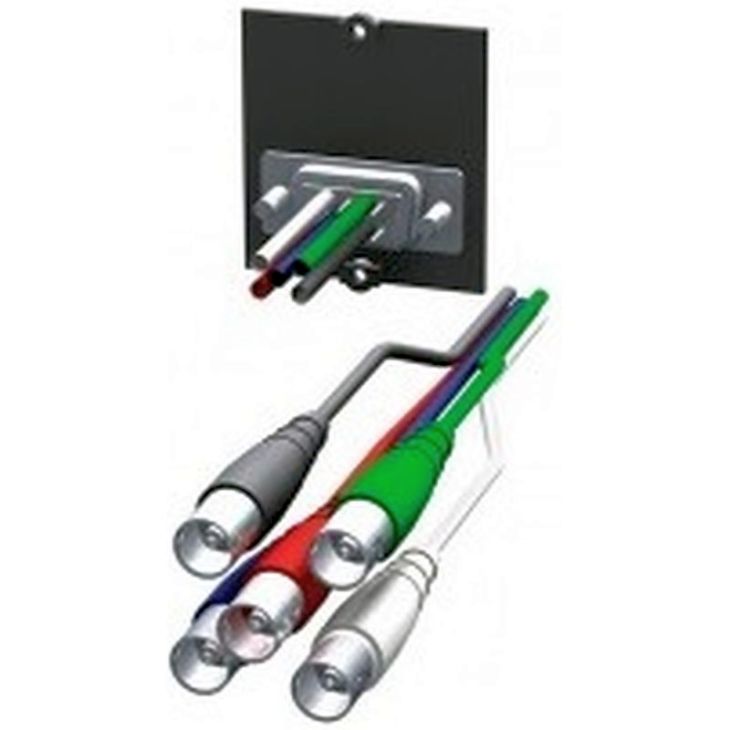 Kantoor elektrificatie en kabelmanagement - Bachmann - Module VGA 15-pol. 5-pole BNC met kabel 0,3m - 917.070