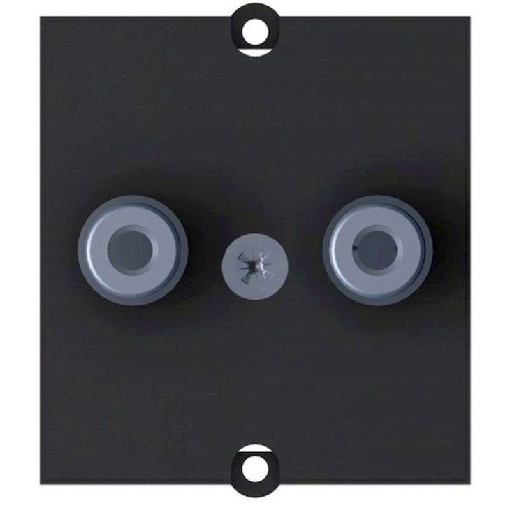 Électrification des bureaux et gestion des câbles - Bachmann - Module Cinch Stéréo Connexion à vis - 917.089