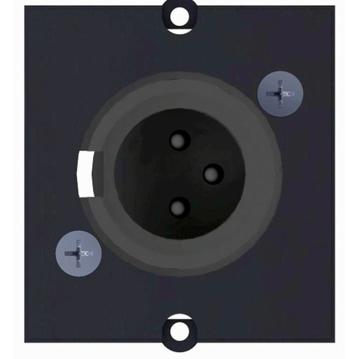 Kantoor elektrificatie en kabelmanagement - Bachmann - Module XLR 3-pole plug - 917.095