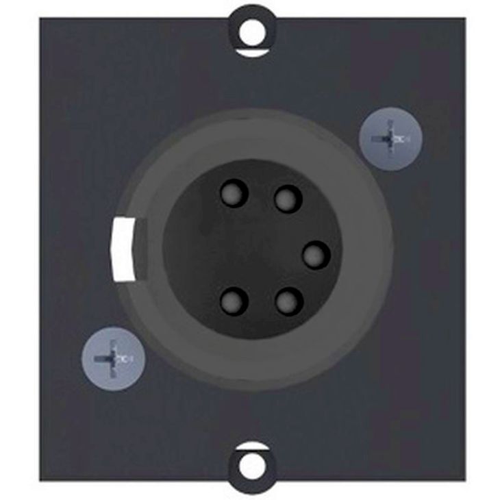 Électrification des bureaux et gestion des câbles - Bachmann - Module XLR 5-pôles plug - 917.100