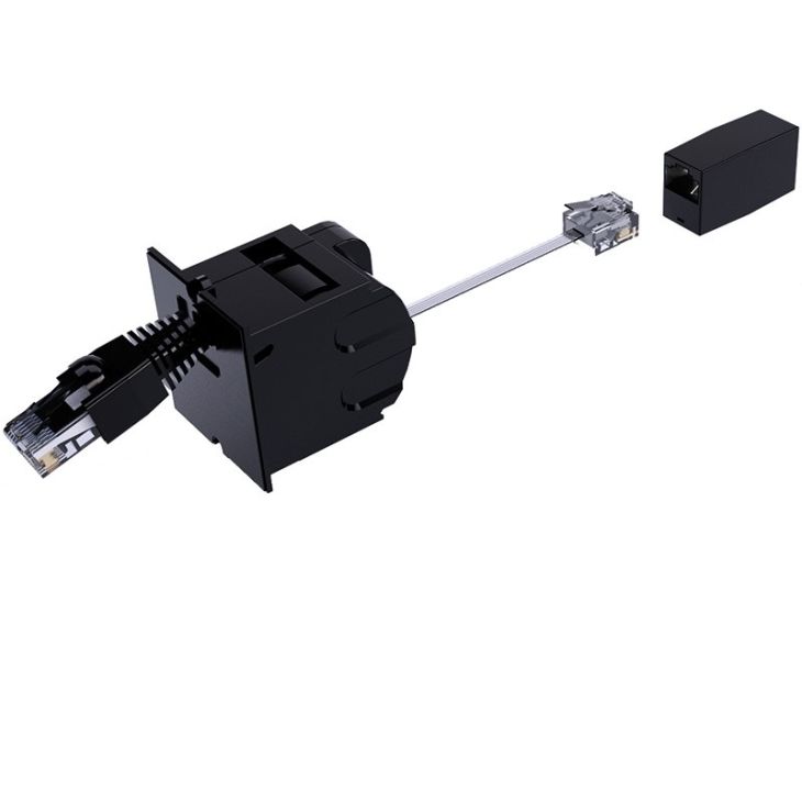 Kantoor elektrificatie en kabelmanagement - Bachmann - Output kabel voor de RJ45 CAT6 aansluiting - 917.301