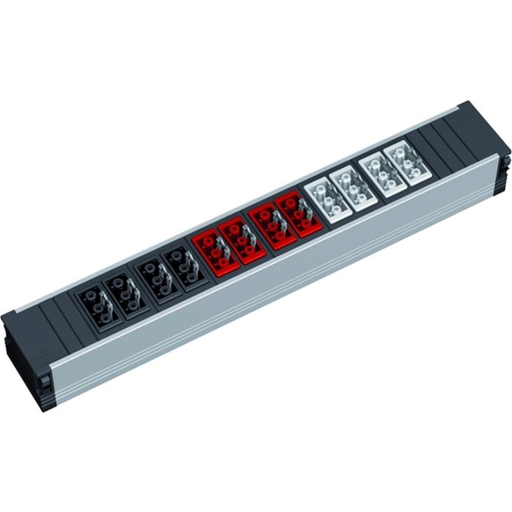 Kantoor elektrificatie en kabelmanagement - Bachmann - Consolidation Point 4x GST18i3 zwart 4x GST18i3 rood - 919.2004
