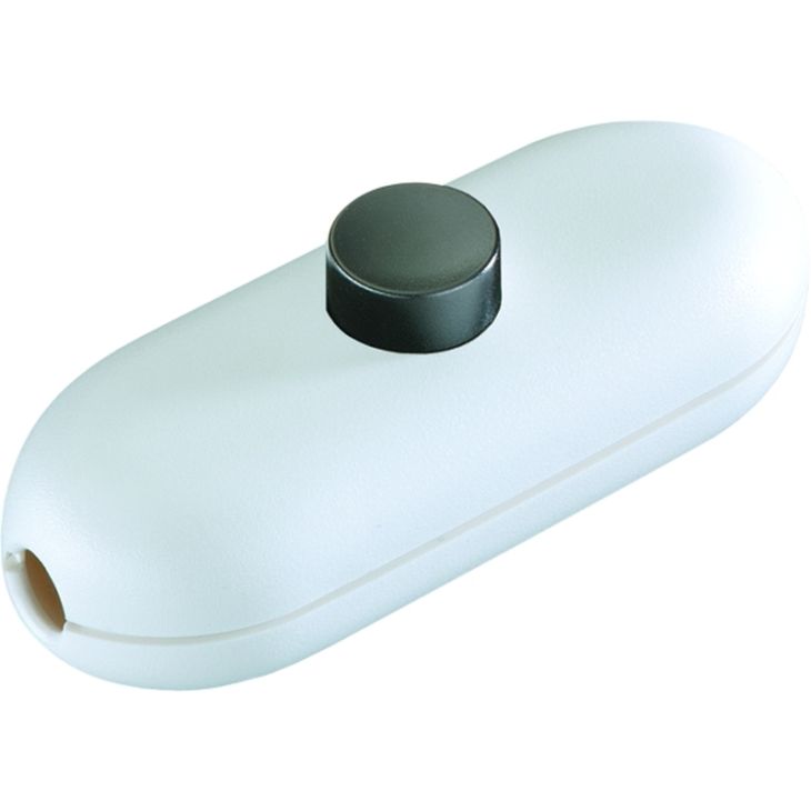 Verlichting - Bachmann - Schakelaar Line intermediate 1x polig Wit/ Zwart - 924.023