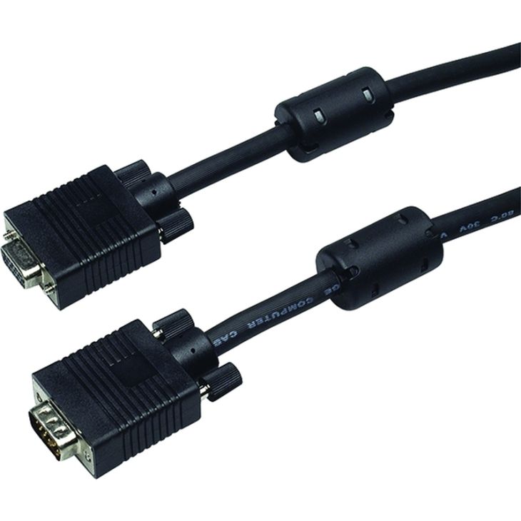 Électrification des bureaux et gestion des câbles - Bachmann - Cordon rallonge VGA 15-p“les 3m(940.047) - 940.047