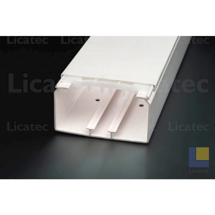 Matériel d'installation - Licatec - Goulotte Mini CK 110x60mm RAL 7035 - 9404