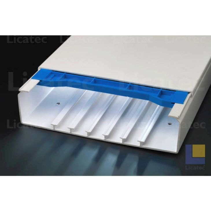 Matériel d'installation - Licatec - Goulotte Mini CK 190x60mm RAL 7035 - 9704