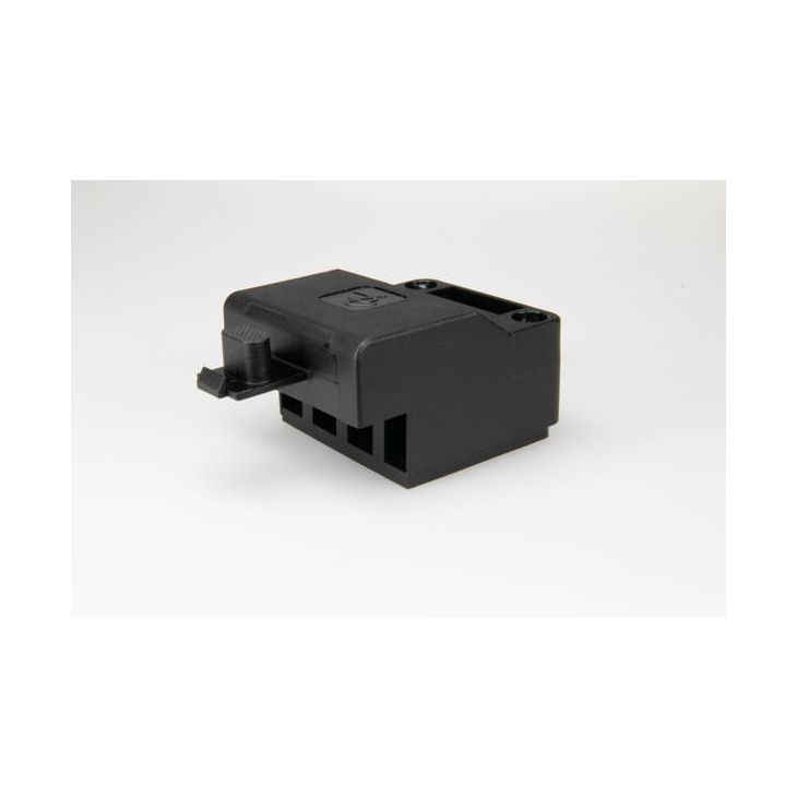 Kantoor elektrificatie en kabelmanagement - Adels - AC 166-1/ 4 ZEL RH trekontlasting, 4-polig zwart - AD13005