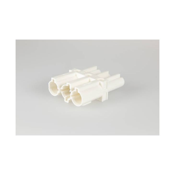Kantoor elektrificatie en kabelmanagement - Adels - AC166 GKU Stekker, 3-polig wit - AD167053