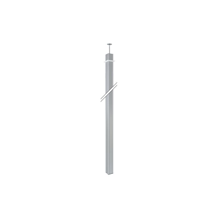 Kantoor elektrificatie en kabelmanagement - Simon - K45 Zuil nr 2B 80x80mm 2 zijden hoogte3m - Aluminium - ALK2200/8