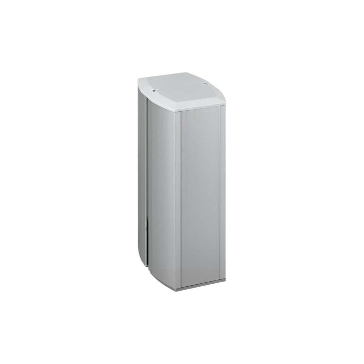Électrification des bureaux et gestion des câbles - Simon - K45 Mini-colonne NÂ°7 110x80mm 2 faces 4x - H 210mm - Alum - ALK724/8