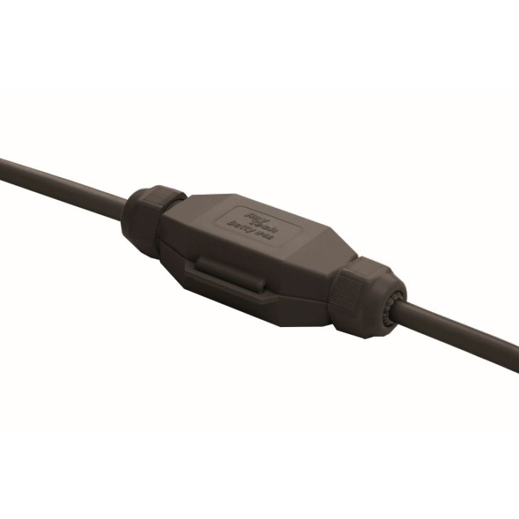Installatiemateriaal - Raytech - BETTY 6-N zwarte micro-verbindingsmof IP68/IP69K, 5X6mm² (1 stuk) - BETTY/6-N