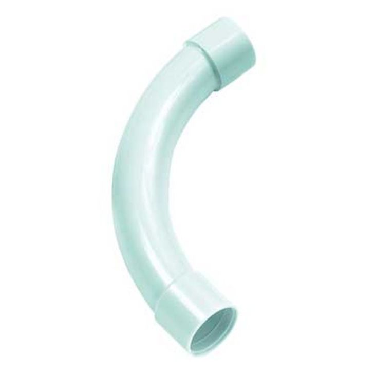 Installatiemateriaal - Reddy - Bocht PVC buis RAL7035 - 16 mm - BO16MG