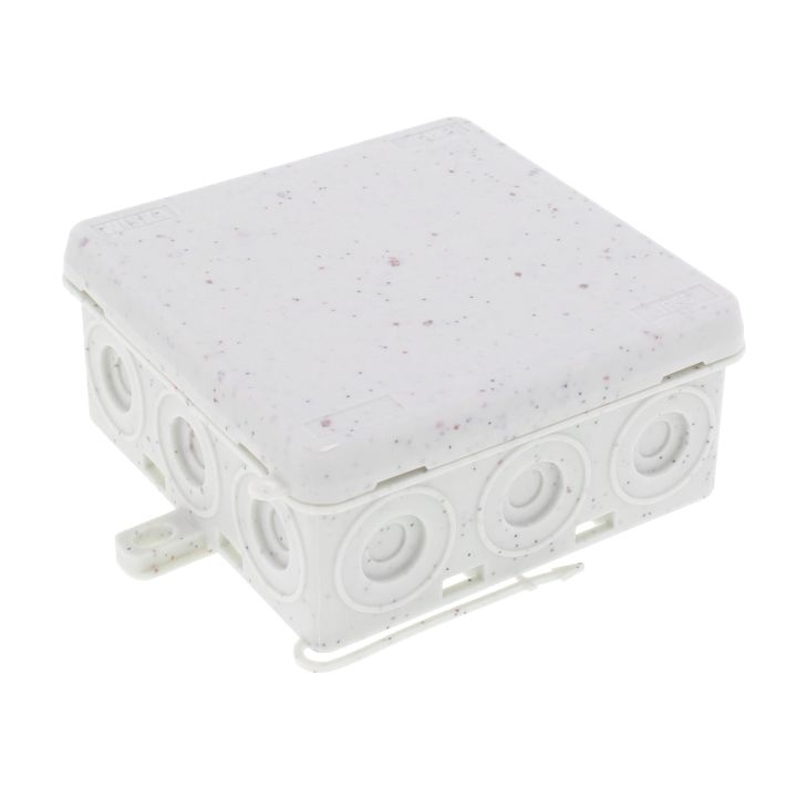 Matériel d'installation - Wiska - KA 012 BIO - boîte de dérivation en polypropylène 12 entrées 85x86x41mm IP55 (RAL 7035) gris - 10112782