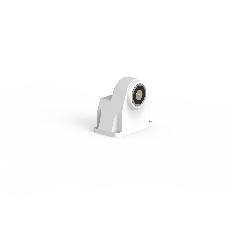 Deurcommunicatie en toegangscontrole - Openers and closers - Serie DHF - Magnetische deurhouder MEDIUM 60kg (120x120x80mm) (12/24VDC) met tegenplaat 80x80x23mm zwart - OCDH007