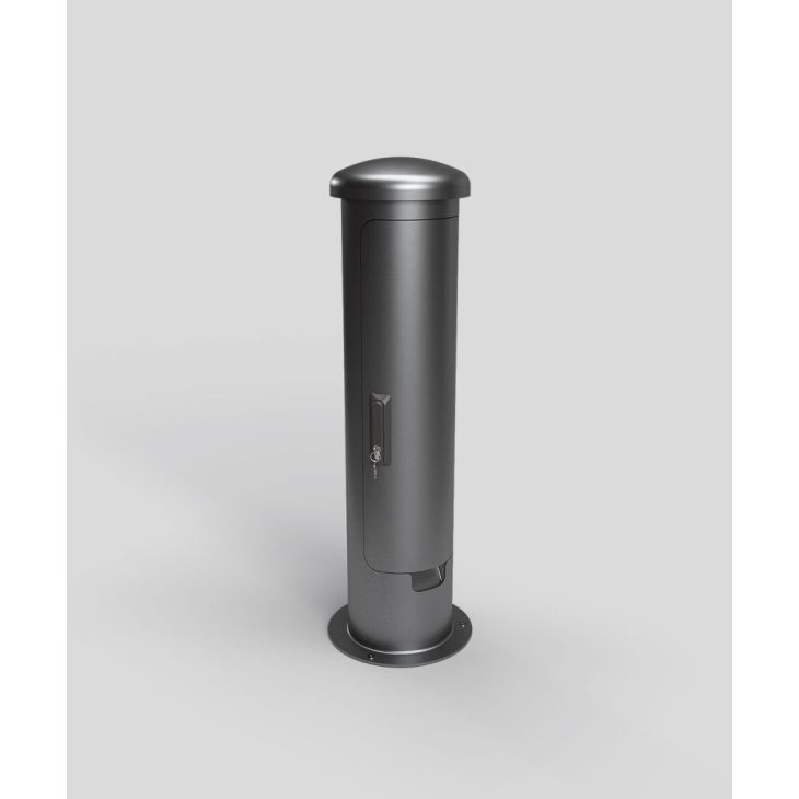 Matériel pour le chantier et l'atelier - Bodensteckdosen - Colonne d'énergie ESP14 - 5 modules (4x UTE + 1x CEE 5/16A 400V + 2x 1P 16A CB+ 1x 3P 16A CB+ 1x 40-Amp-RCD), DB701 - ESP14-1-6-FR