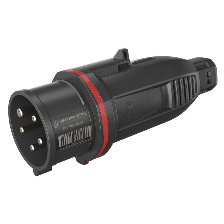 Stekkers, schakelaars en stopcontacten - Walther Werke - NEO Stekker One-Touch 16A 5P 11h IP54 400-440V met veerklem - FW210511CC