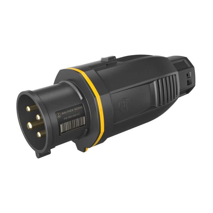 Stekkers, schakelaars en stopcontacten - Walther Werke - NEO Stekker One-Touch 32A 4P 4h IP54 130V met veerklem - FW230404CC