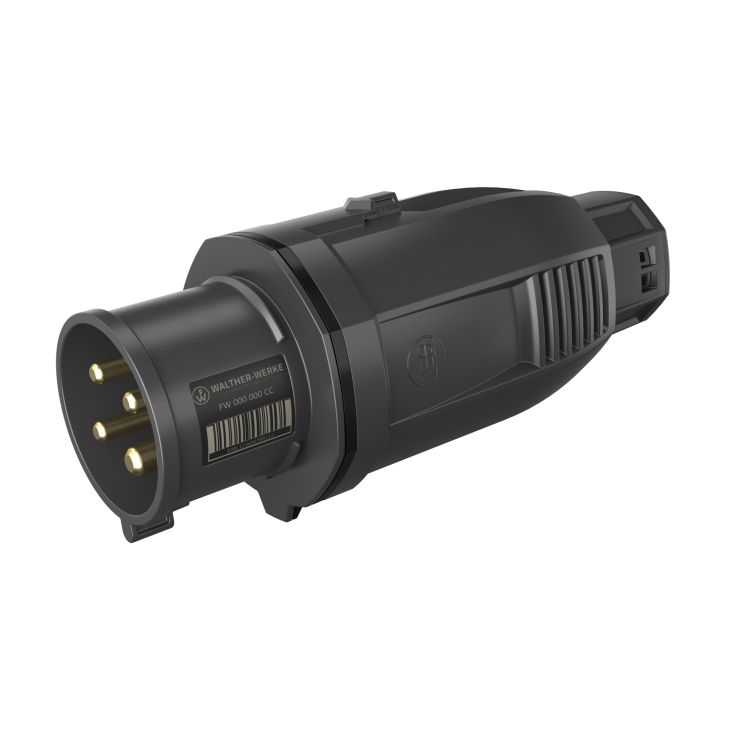 Stekkers, schakelaars en stopcontacten - Walther Werke - NEO Stekker One-Touch 32A 4P 7h IP54 500V met veerklem - FW230407CC