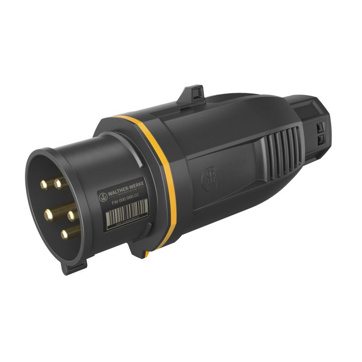 Stekkers, schakelaars en stopcontacten - Walther Werke - NEO Stekker One-Touch 32A 5P 4h IP54 130V met veerklem - FW230504CC