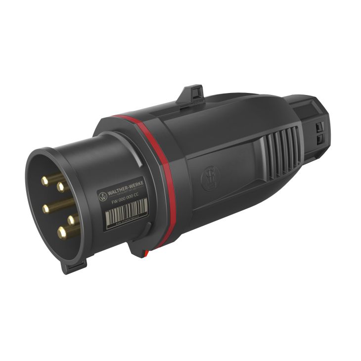 Stekkers, schakelaars en stopcontacten - Walther Werke - NEO Stekker One-Touch 32A 5P 6h IP54 400-440V met veerklem - FW230506CC