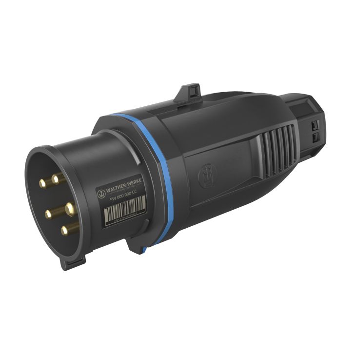 Fiches, interrupteurs et prises de courant - Walther Werke - NEO Fiche One-Touch 32A 5P 9h IP54 230V avec pince à ressort - FW230509CC