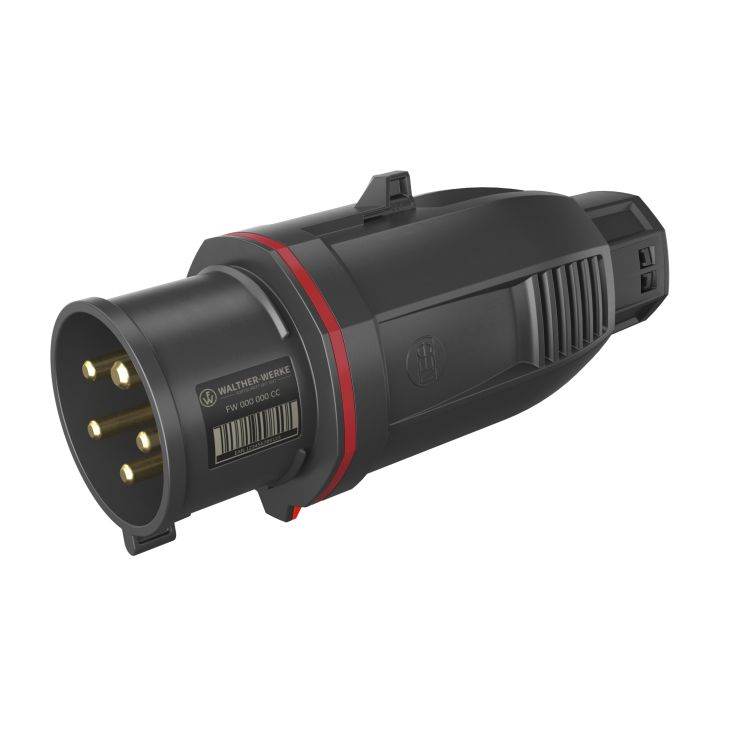 Stekkers, schakelaars en stopcontacten - Walther Werke - NEO Stekker One-Touch 32A 5P 11h IP54 400-440V met veerklem - FW230511CC