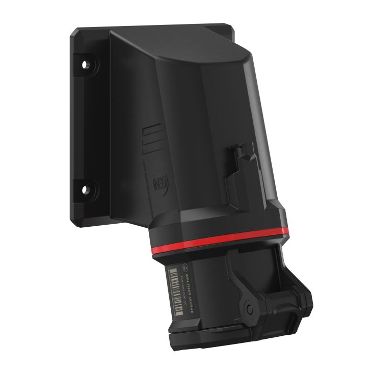 Stekkers, schakelaars en stopcontacten - Walther Werke - NEO Opbouwstopcontact Schuin 32A 3P 9h IP54 400-440V met veerklem - FW533309CC