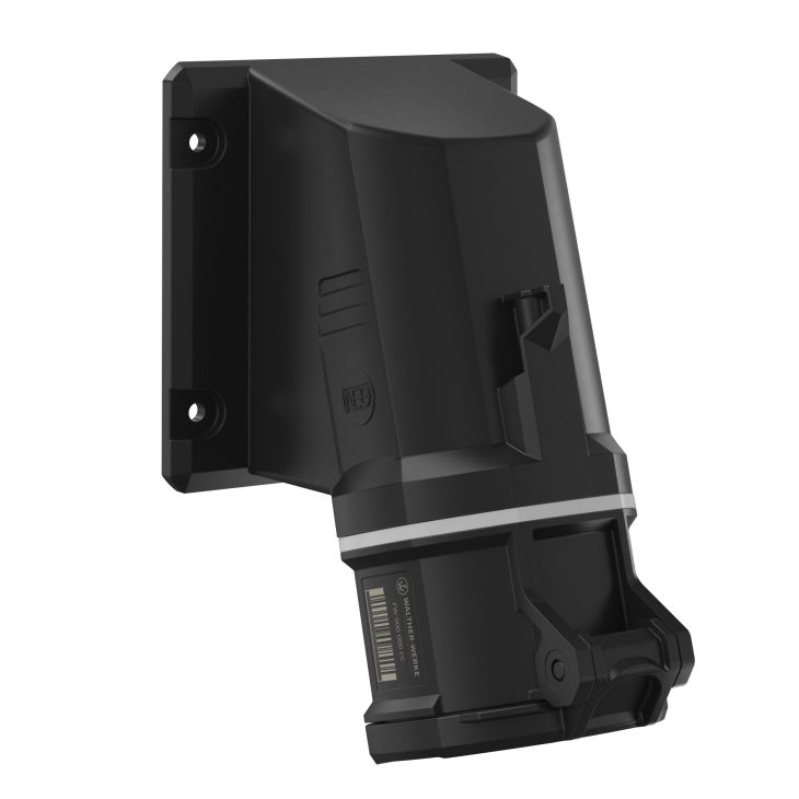 Fiches, interrupteurs et prises de courant - Walther Werke - NEO Prise murale coudée 32A 5P 1h IP54 1000V avec pince à ressort - FW533501CC