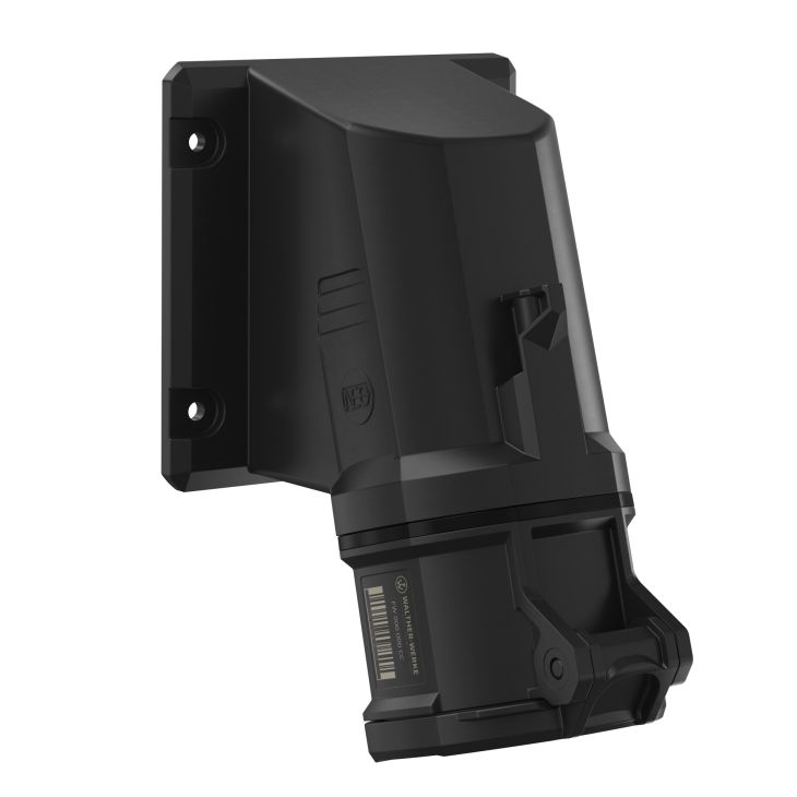 Fiches, interrupteurs et prises de courant - Walther Werke - NEO Prise murale coudée 32A 5P 7h IP54 500V avec pince à ressort - FW533507CC