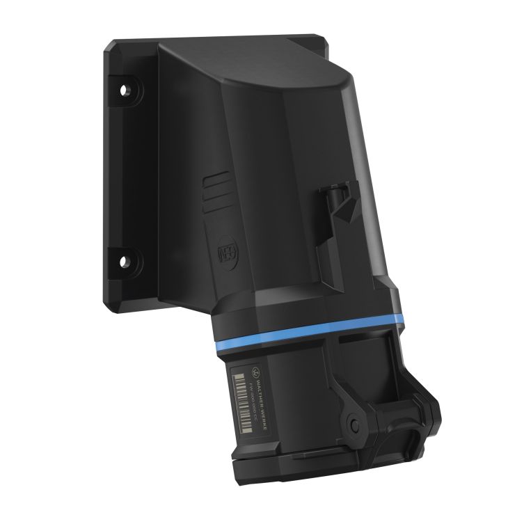 Stekkers, schakelaars en stopcontacten - Walther Werke - NEO Opbouwstopcontact Schuin 32A 5P 9h IP54 230V met veerklem - FW533509CC